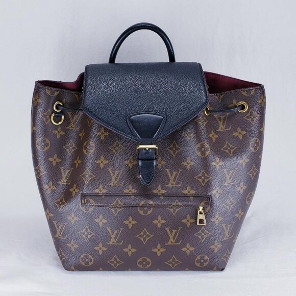 Louis Vuitton Montsouris NM PM Monogram Noir Backpack M45515 main image 12